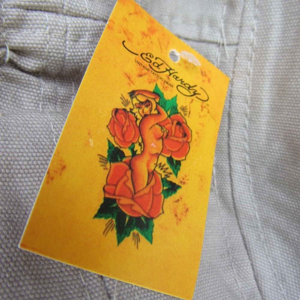 ED HARDY CHRISTIAN AUDIGIER TAN CONDUCTORS HAT NWT - Picture 6 of 8